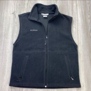 Columbia Men Dark Blue Fleece Vest